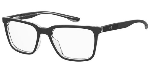 Under Armour 5087 - Black & Crystal prescription glasses front left view