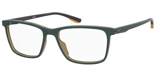 Under Armour 5090 - Green & Beige prescription glasses front left view