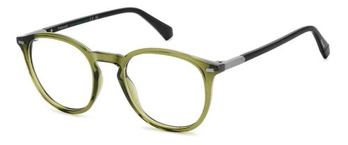 POLAROID D562 - Crystal Green prescription glasses front left view