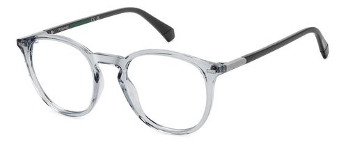POLAROID D562 - Crystal Grey prescription glasses front left view