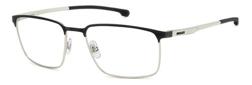 Carrera Ducati Carduc 054 - Black & Silver prescription glasses front left view