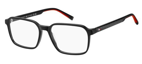 Tommy Hilfiger - 2199 - Black & Red prescription glasses front left view
