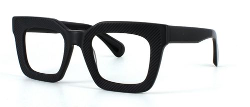 Bowyer & Finch Maximus - Black prescription glasses front left view