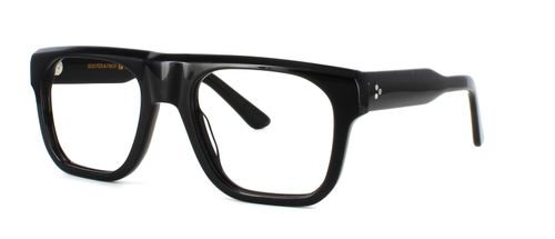 Bowyer & Finch Constantine - Black prescription glasses front left view