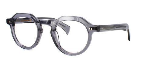 Bowyer & Finch Gaius - Crystal Grey prescription glasses front left view