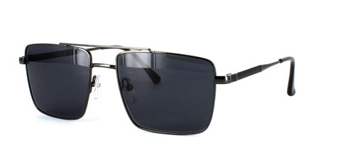 Bourbon - Prescription Sunglasses - Gunmetal front left view