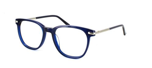 Brunel - Royal Blue prescription glasses front left view