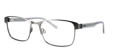 HUGO 1361 - Matt Silver prescription glasses front left view