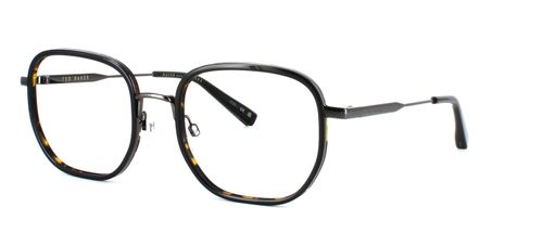 Ted Baker 4351 - Harvey - Dark Gun & Tort prescription glasses front left view