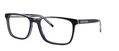 Tommy Hilfiger - 1945 - Dark Blue prescription glasses front left view