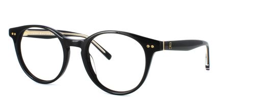 Tommy Hilfiger - 2161 - Black Gloss prescription glasses front left view