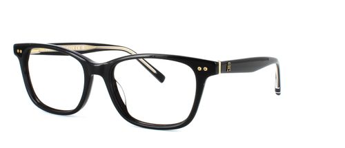 Tommy Hilfiger - 2162 - Shiny Black prescription glasses front left view