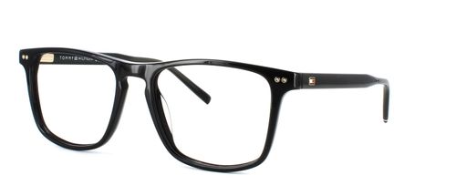 Tommy Hilfiger - 2189 - Black prescription glasses front left view