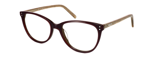 Mabrista - Brown & Beige prescription glasses front left view