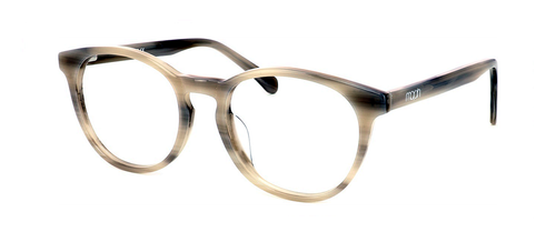 Jarrow - Beige Stripe prescription glasses front left view
