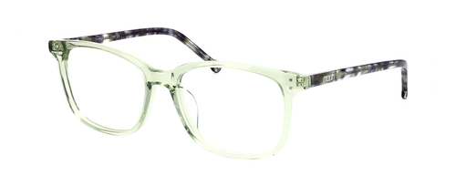 Eastwick - Crystal Green prescription glasses front left view