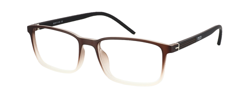 Talaton - Brown prescription glasses front left view