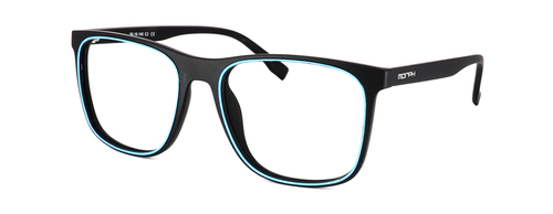 G2 Sport 1 - Black & Lt Blue prescription glasses front left view