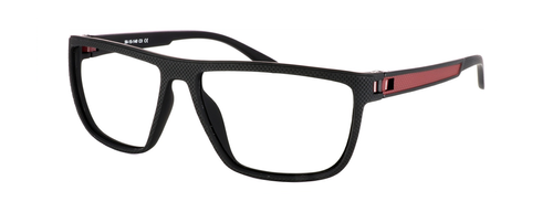 G2 Sport 5 - Black & Red prescription glasses front left view