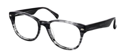 Caprona - Mottled Grey prescription glasses front left view