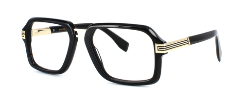 Bowyer & Finch Osmium - Black prescription glasses front left view