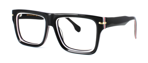 Bowyer & Finch Lapislazuli - Black prescription glasses front left view