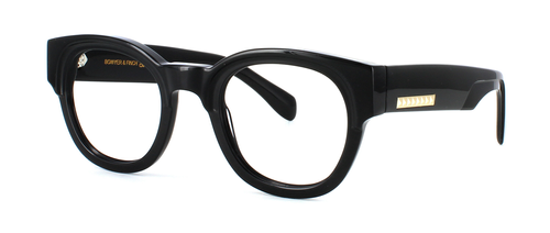 Bowyer & Finch Fluorite - Black prescription glasses front left view