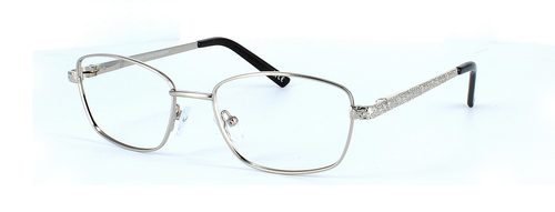 Sophia - Silver prescription glasses front left view