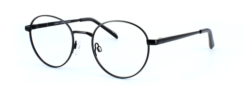 Collins in Black prescription glasses front left view