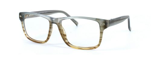 Cortino - Grey & Brown prescription glasses front left view