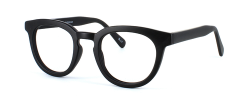 Conway - Black prescription glasses front left view