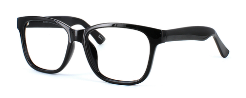 Lexington - Black prescription glasses front left view