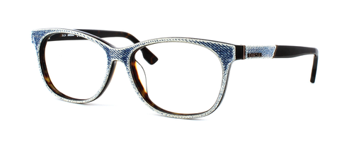 DIESEL - 5144 - Blue Denim & Tortoise prescription glasses front left view