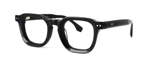 Edward Scotts - Washington - Black prescription glasses front left view