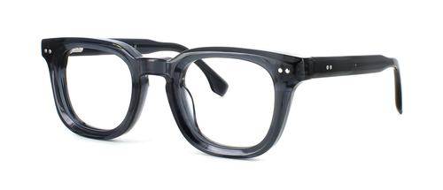 Edward Scotts - Carter - Crystal Grey prescription glasses front left view