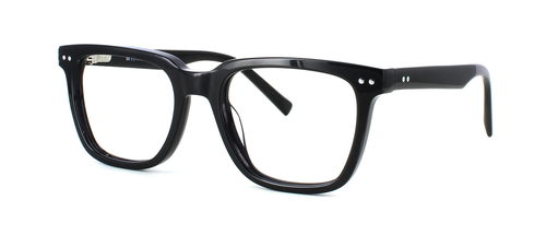 Edward Scotts - Regan - Black prescription glasses front left view