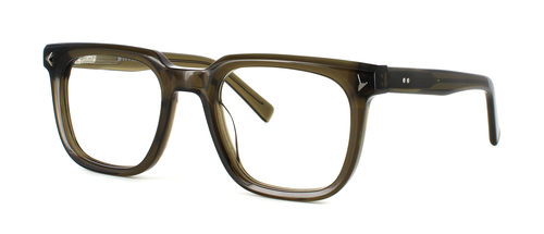 Edward Scotts - Truman - Brown prescription glasses front left view