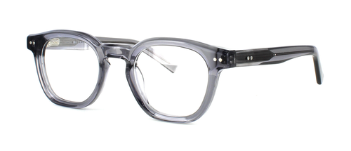 Edward Scotts - Ulysses - Crystal Grey prescription glasses front left view