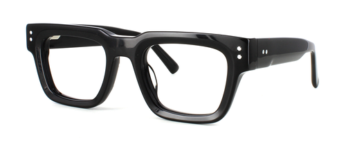 Edward Scotts - Roosevelt - Black prescription glasses front left view