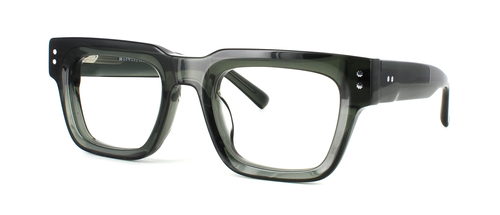 Edward Scotts - Roosevelt - Crystal Green prescription glasses front left view