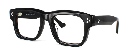 Edward Scotts - Jefferson - Black prescription glasses front left view