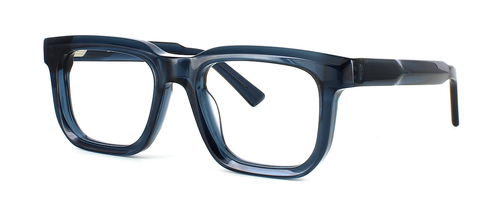 Edward Scotts - Kennedy - Blue prescription glasses front left view