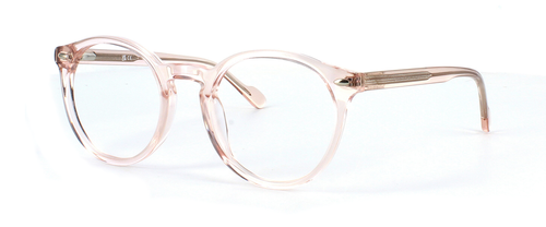 Edward Scotts - Angie - Crystal Soft Pink prescription glasses front left view
