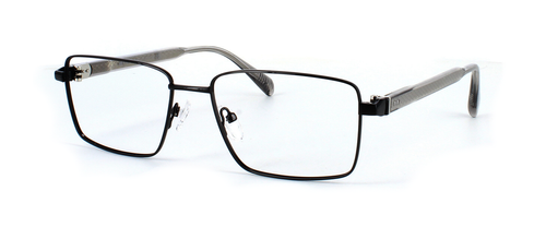 Edward Scotts Billy - Black prescription glasses front left view