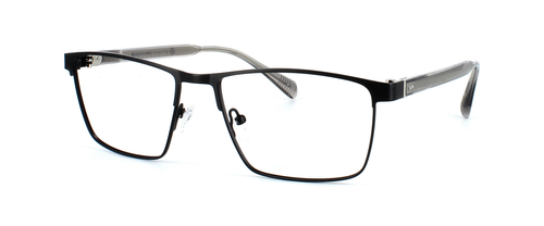 Edward Scotts Kyler - Black prescription glasses front left view