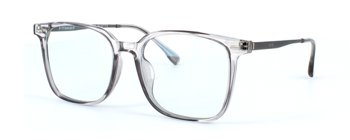 Edward Scotts Shelly - Lt Crystal Grey prescription glasses front left view