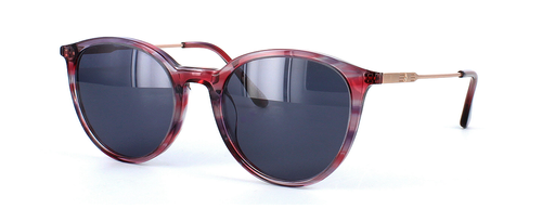 Edward Scotts - Plath - Prescription Sunglasses - Burgundy front left view