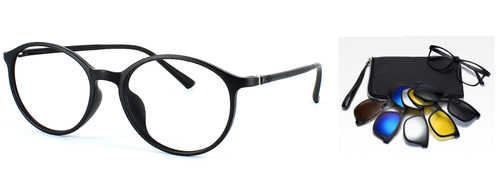 Edward Scotts TR2223 prescription glasses front left view