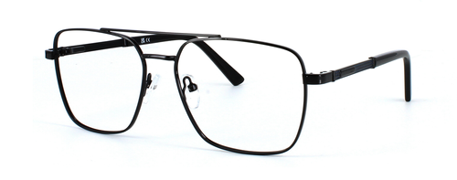Poker - Black prescription glasses front left view