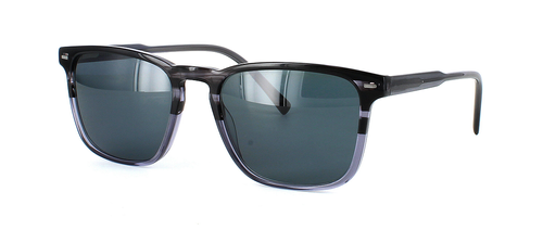 Otter - Sunglasses - Crystal Grey Stripe front left view